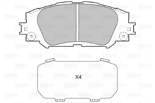 VALEO Bremsbelagsatz, Scheibenbremse