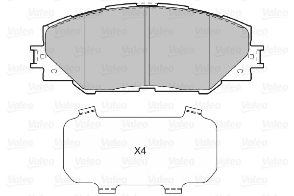 VALEO Bremsbelagsatz, Scheibenbremse
