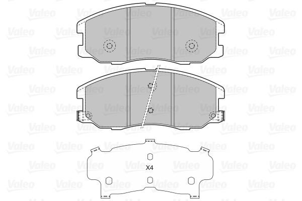 VALEO Bremsbelagsatz, Scheibenbremse