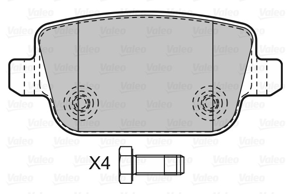 VALEO Bremsbelagsatz, Scheibenbremse