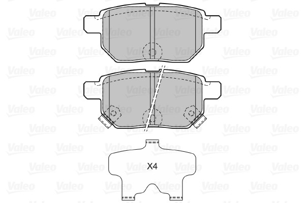 VALEO Bremsbelagsatz, Scheibenbremse