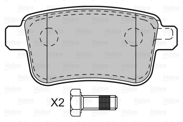 VALEO Bremsbelagsatz, Scheibenbremse