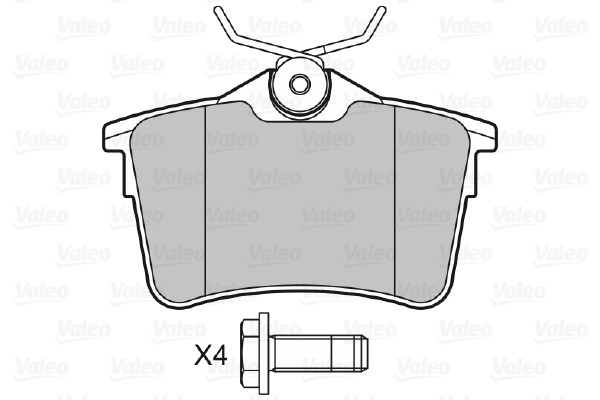 VALEO Bremsbelagsatz, Scheibenbremse