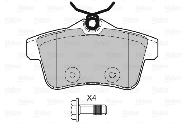 VALEO Bremsbelagsatz, Scheibenbremse