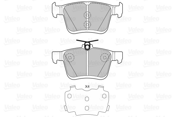 VALEO Bremsbelagsatz, Scheibenbremse