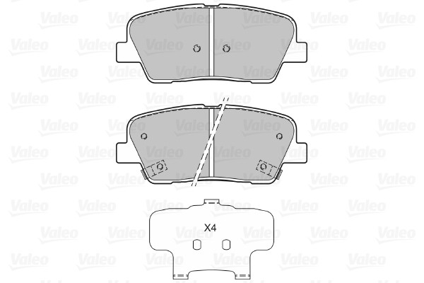 VALEO Bremsbelagsatz, Scheibenbremse