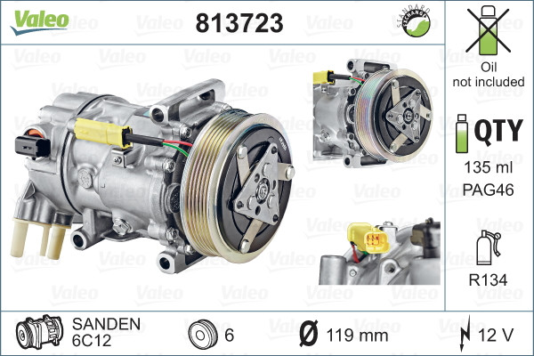 VALEO Kompressor, Klimaanlage