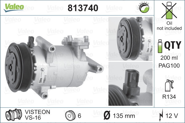 VALEO Kompressor, Klimaanlage