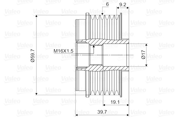 VALEO Generatorfreilauf