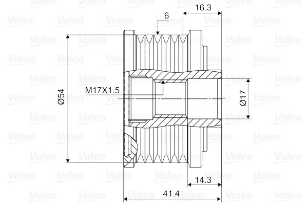 VALEO Generatorfreilauf