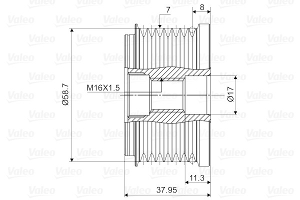 VALEO Generatorfreilauf