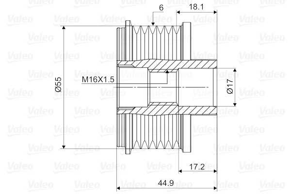 VALEO Generatorfreilauf