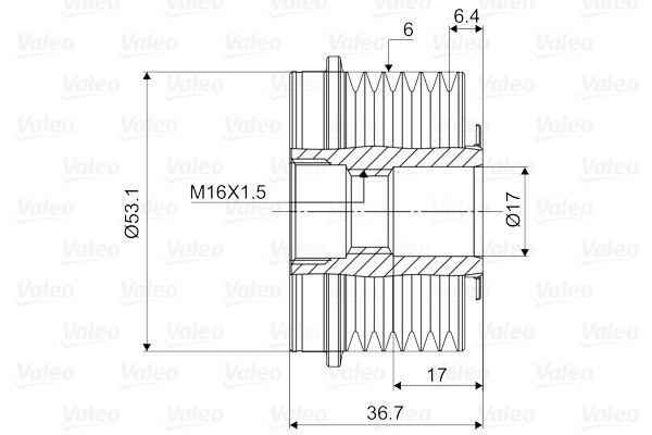 VALEO Generatorfreilauf