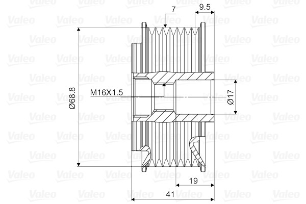 VALEO Generatorfreilauf