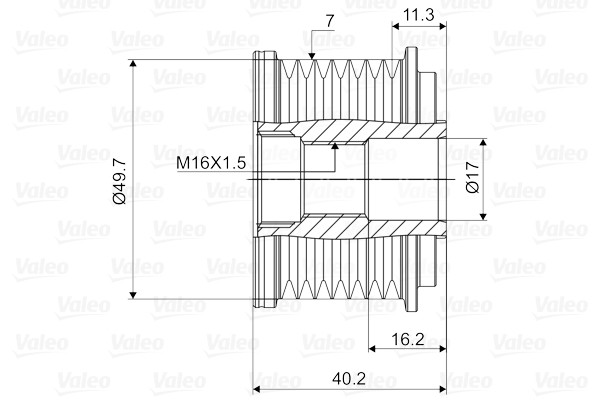 VALEO Generatorfreilauf