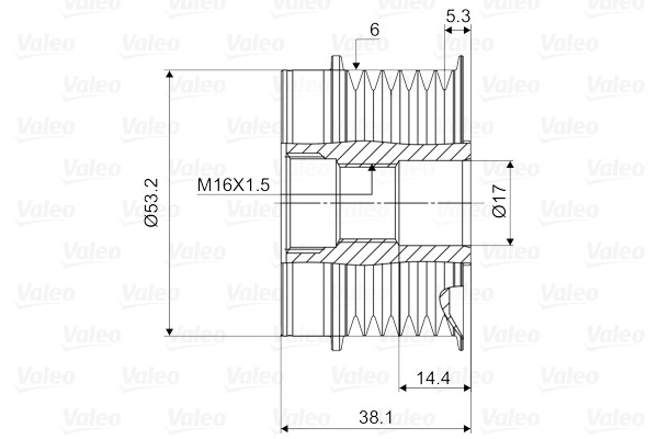 VALEO Generatorfreilauf