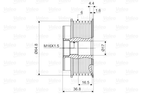 VALEO Generatorfreilauf