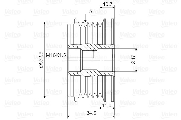 VALEO Generatorfreilauf
