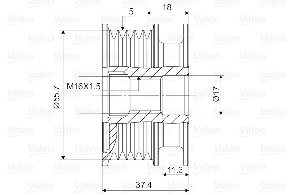 VALEO Generatorfreilauf