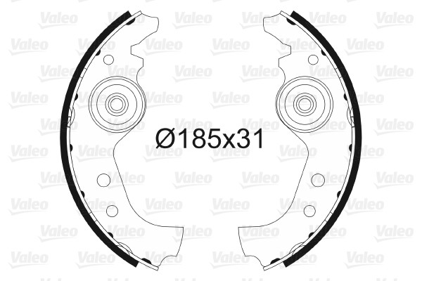VALEO Bremsbackensatz
