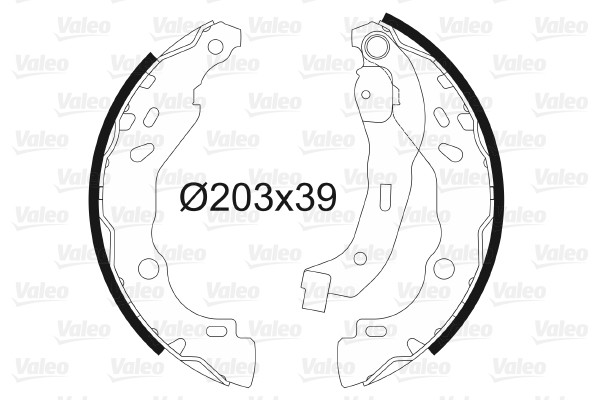 VALEO Bremsbackensatz