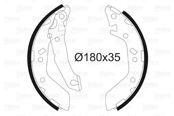 VALEO Bremsbackensatz