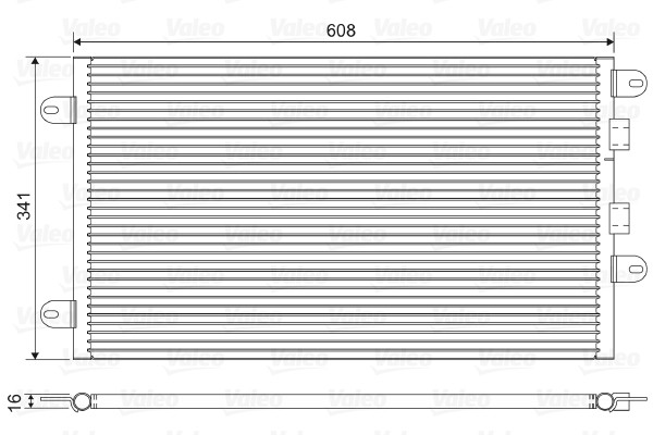 VALEO Kondensator, Klimaanlage