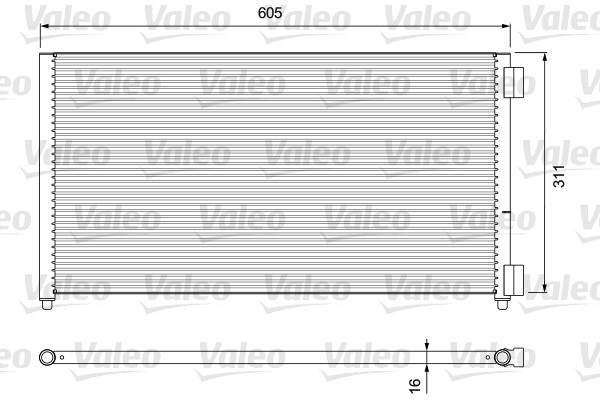 VALEO Kondensator, Klimaanlage