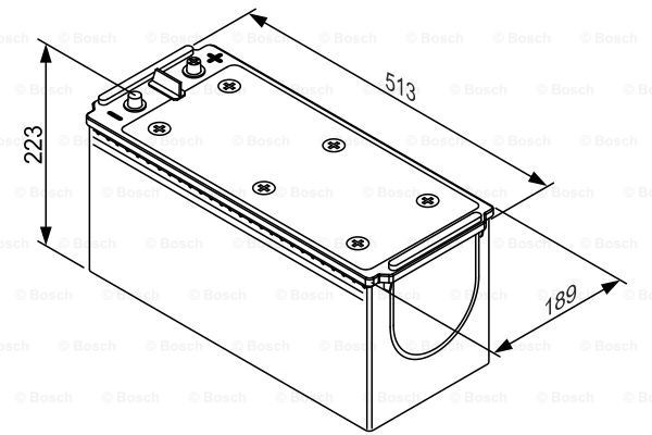 BOSCH Starterbatterie BOSCH Starterbatterie