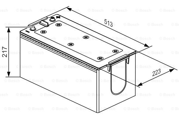 BOSCH Starterbatterie