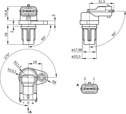 BOSCH Sensor, Nockenwellenposition
