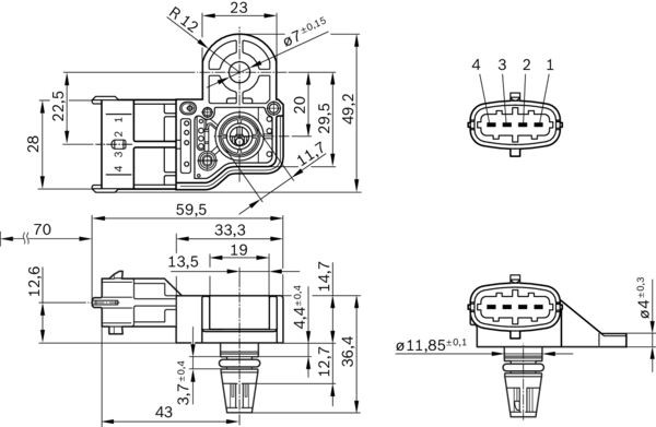 BOSCH Sensor, Ladedruck