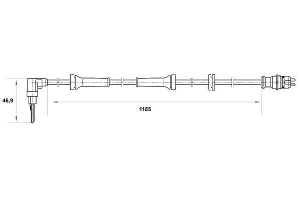 BOSCH Sensor, Raddrehzahl
