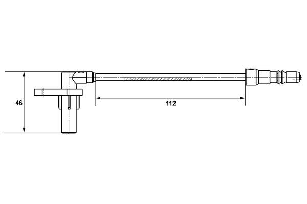 BOSCH Sensor, Raddrehzahl