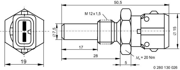 BOSCH Sensor, Kühlmitteltemperatur