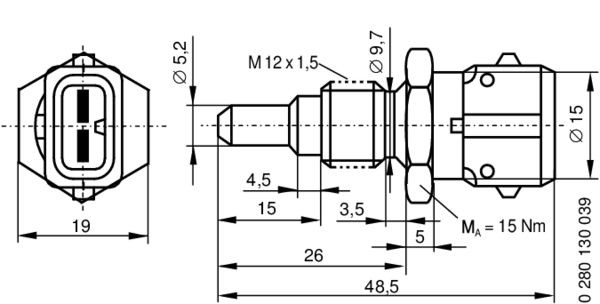 BOSCH Sensor, Kühlmitteltemperatur