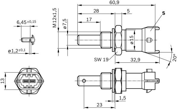 BOSCH Sensor, Kühlmitteltemperatur