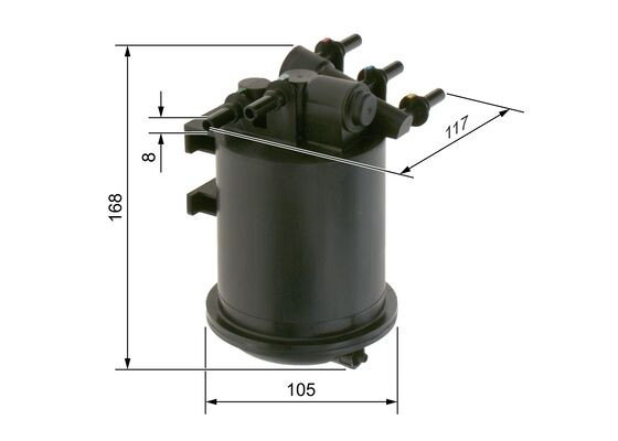 BOSCH Kraftstofffilter