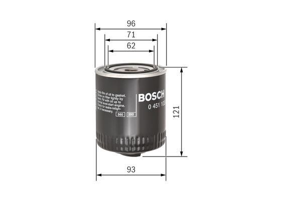 BOSCH Ölfilter