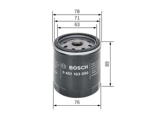 BOSCH Ölfilter