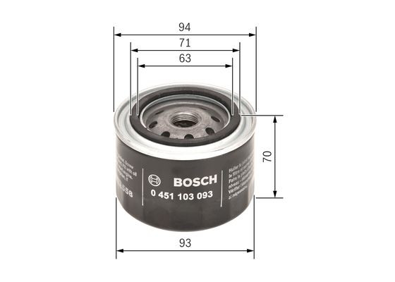 BOSCH Ölfilter