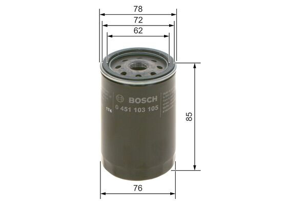 BOSCH Ölfilter