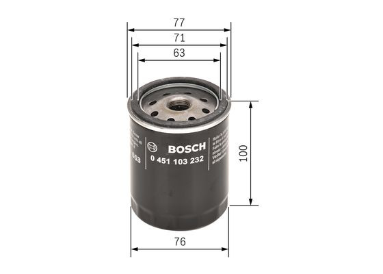 BOSCH Ölfilter
