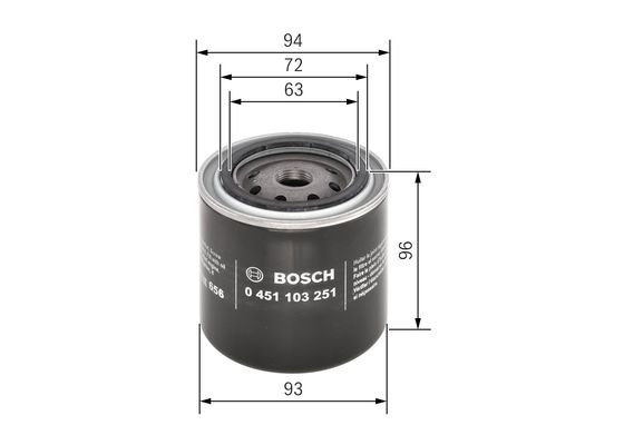 BOSCH Ölfilter