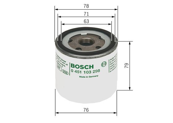 BOSCH Ölfilter