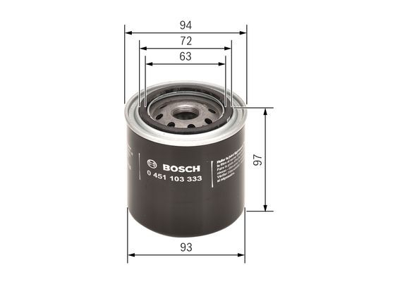 BOSCH Ölfilter