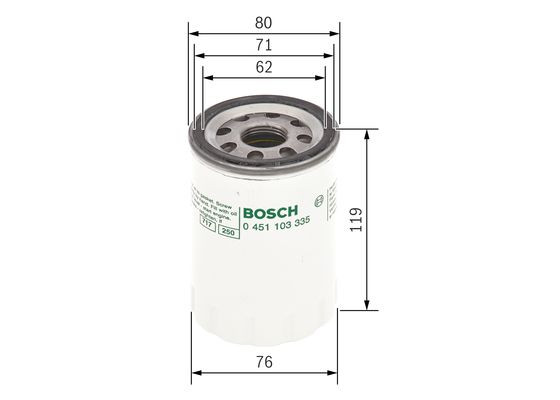 BOSCH Ölfilter