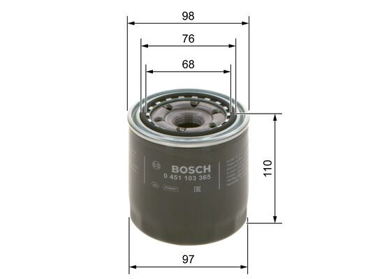 BOSCH Ölfilter