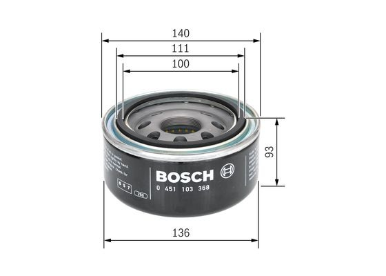BOSCH Ölfilter