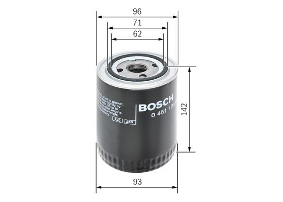 BOSCH Ölfilter